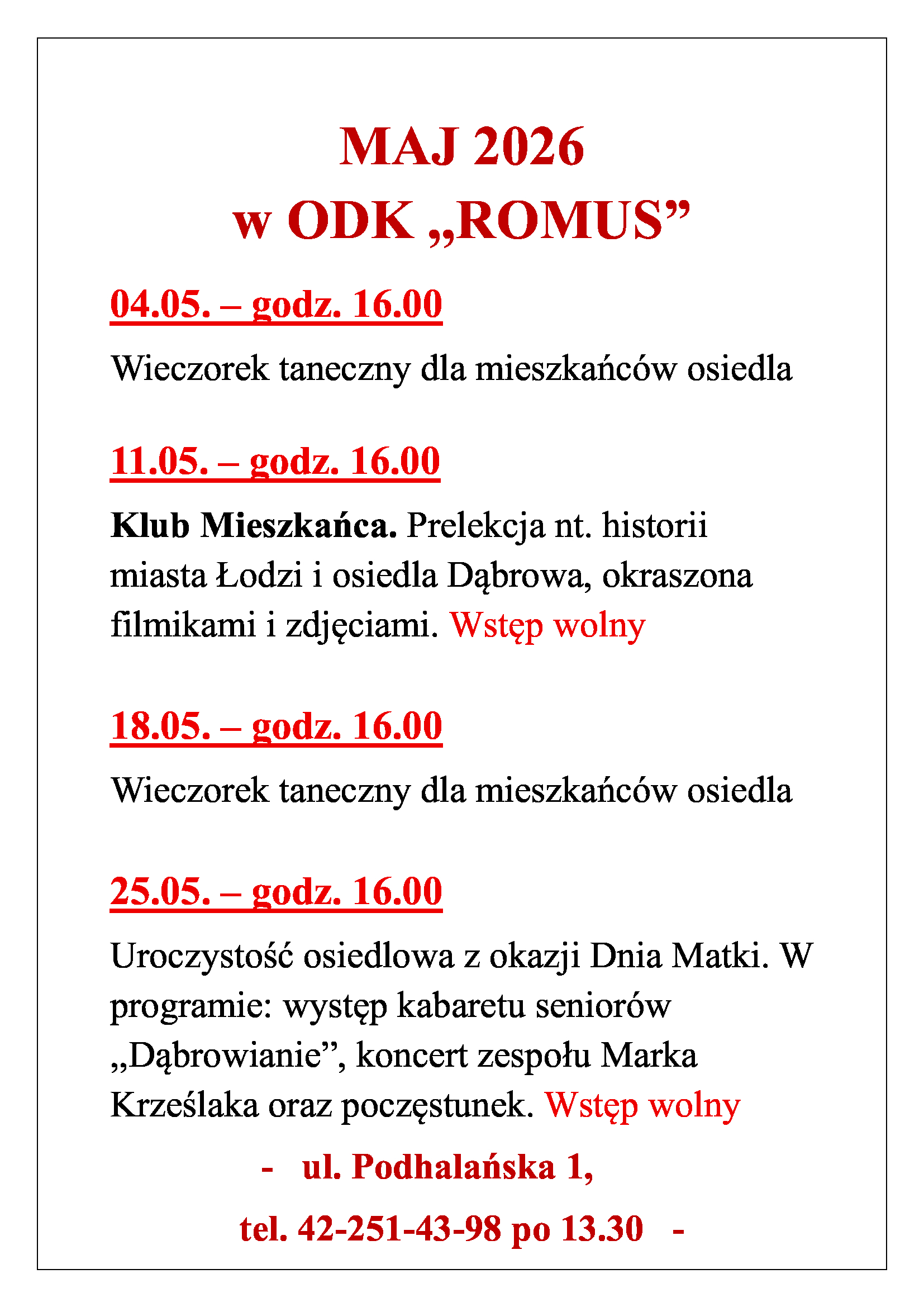Maj 2026
